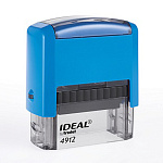 Оснастка для штампа " Trodat " Ideal 47*18мм, цвет корпуса синий