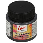 Краска акриловая " Vista-Artista " Idea 50мл декоративная металлик черная металлик