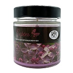 Свеча ароматизированная в банке " РСМ " Сирень, 80*70мм, время горения 25часов, с металлической крышкой