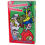 Игра настольная " Задира " Прикольные семейки, состав: 72 карточки, кубик, фишка, картонная упаковка 11*18см, от 6лет