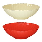 Тарелка пластиковая " Милих " Ажур, 0,8л, глубокая, ассорти (без возможности выбора цвета)