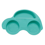 Тарелка детская " Silihome " Машинка, 455мл, 3-секции, 27,5*17*3см, ассорти (без возможности выбора цвета)