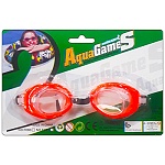 Очки для плавания детские 15*3см картонный блистер, европодвес