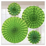 Набор украшений " Amscan " Фант Kiwi Горошек-Шеврон блеск, в упаковке 4шт