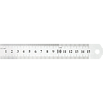 Линейка стальная пружинистая 15см