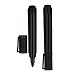 Маркер " РДК " черный 2,5мм пулевидный наконечник перманентный