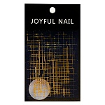 Наклейки для ногтей А-01 Золотые узоры 8*14см, европодвес