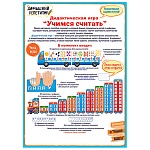 Набор игровой " Открытая планета " 988 Учимся считать, плакат- А4