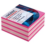 Блок самоклеящийся (стикеры) 51*51мм 250л неон, пастель, 2 цвета, ассорти " deVente "