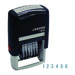 Нумератор автоматический " deVente " 6-разрядный, пластиковый, высота шрифта 4мм