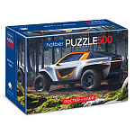 Пазлы " Hatber " 500эл Premium Комбо-набор Авто будущего 48*33см, в наборе: постер, клей 85г, шпатель, картонная упаковка