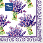 Салфетки бумажные 3-слойные " Pero " Prestige Романтика, 20шт, 100% целлюлоза, 33*33см