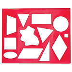 Трафарет " Луч " 165*205мм, Геометрические фигуры №2