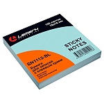 Блок самоклеящийся (стикеры) 76*76мм 100л пастель, голубой " Lamark "