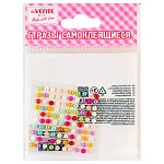 Набор страз самоклеющихся " deVente " Pearl Жемчуг ассорти, 4мм, 100шт, пластиковый пакет с европодвесом