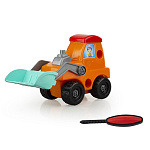 Автомобиль-конструктор " Совтехстром " Трактор Кузя 22*11*14см, 19 деталей, отвертка, в сетке