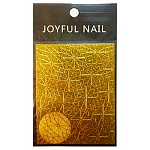 Наклейки для ногтей А-08 Золотая паутинка 8*14см, европодвес