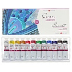 Краски акриловые художественные " Сонет " 12цв по 18мл, в тубах, картонная упаковка