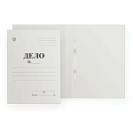 Папка скоросшиватель"ДЕЛО" картон белый 280г/м2 немел