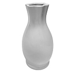 Ваза керамическая " KWELT " Тьяго талия, белая, 5,5*16*6см