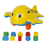 Игра логическая " Совтехстром " Самолет Кит 28,5см, в наборе: самолет, 10 элементов, картонная упаковка 28,5*30*16см