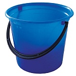 Ведро " Милих " 12л пластмассовое, с пластиковой ручкой, без крышки