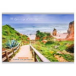 Альбом А4 40л спираль жесткая подложка " Проф-Пресс " Выход к побережью, обложка- мелованный картон, блок- офсет 100г/м2