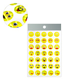 Наклейки-похвала " KWELT " А6 Смайлики, голография