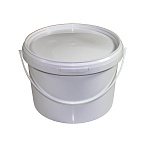 Ведро " Милих " 5л, пластмассовое, с герметичной крышкой, контрольным замком, пластиковой ручкой, h=200мм; d=235мм
