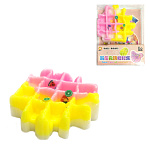 Сквиш " Вафля с топингами " 6*5,5см, посыпка, индивидуальная упаковка, европодвес