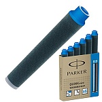 Картриджи чернильные " Parker " Cartridge Quink Z17 Mini 3,7см 6шт синие, комплект