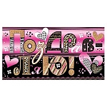 Конверт для денег " Мир открыток " 2-17 Поздравляю! Сердечки, 165*85мм, фольга