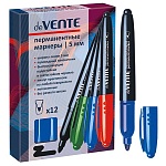 Маркер " deVente " синий 5мм пулевидный наконечник перманентный