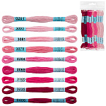 Набор мулине " Gamma " 9*8м хлопок бордово-розовый