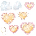 Набор оформительский " Империя поздравлений " 950 Свадьба- Свадебная фантазия,  декоративные, европодвес