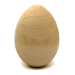 Деревянная заготовка из липы " Мастерская РуТвор " Яйцо, h= 90мм d=70мм