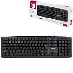 Клавиатура " Smartbuy " One 113 черная, проводное подключение USB, картонная упаковка