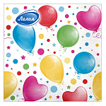 Салфетки бумажные 2-слойные " Лилия " Праздник 20шт, 100% целлюлоза, 33*33см