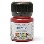 Краска акриловая " Decola " 20мл витраж красная