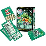 Игра карточная " Русский стиль " Пати-Крокодил, состав: карточки - 72шт, правила игры, картонная упаковка 17*12*3см