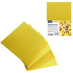 Фетр цветной " Mazari " А4 8л 4цв 1мм Желтый ассорти, мягкий, пластиковый пакет, европодвес