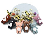 Брелок пластиковый " deVente " OMG!!! 3,7*6см, каучуковый подвес, бубенчик, карабин, металлическое кольцо, ассорти 6 дизайнов (без возможности выбора дизайна), пакет, европодвес