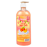 Крем-мыло жидкое 1л " Chistofor " Бархатный Персик дозатор