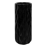 Ваза керамическая " KWELT " Вдохновение, черная, 7*18*7см