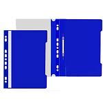 Скоросшиватель пластиковый А4 " Silwerhof " с перфорацией 120/160 мкм синий