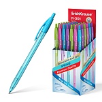 Портфель " Erich Krause " А4 Matt Pastel Bloom пластиковый с текстильной вставкой, ассорти, пластиковая ручка, замок