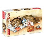 Пазлы " Hatber " 1000элементов Милые зверушки 68*45см, картонная упаковка