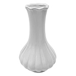 Ваза керамическая " KWELT " The vessel, белая, 6*17*6см