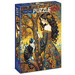 Пазлы " Hatber " 500эл Premium Тайна золотого дерева 33*48см, матовая ламинация, 3D фольга, картонная упаковка