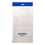 Скатерть одноразовая " Интерпак " 120*180см, 35мкм, ПВД, Кружево, пакет, европодвес